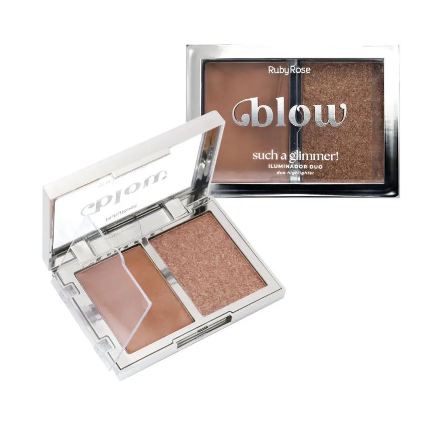 Ruby Rose Iluminador Duo Blow Such a Glimmer! Like a Gold Ring Hb-M705-4