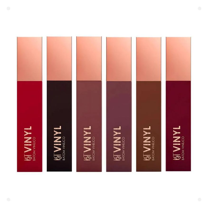 Bruna Tavares Kit Batom Vinílico Bt Vinyl: Sara, Morgana, Livia, Laura, Juliana e Diana