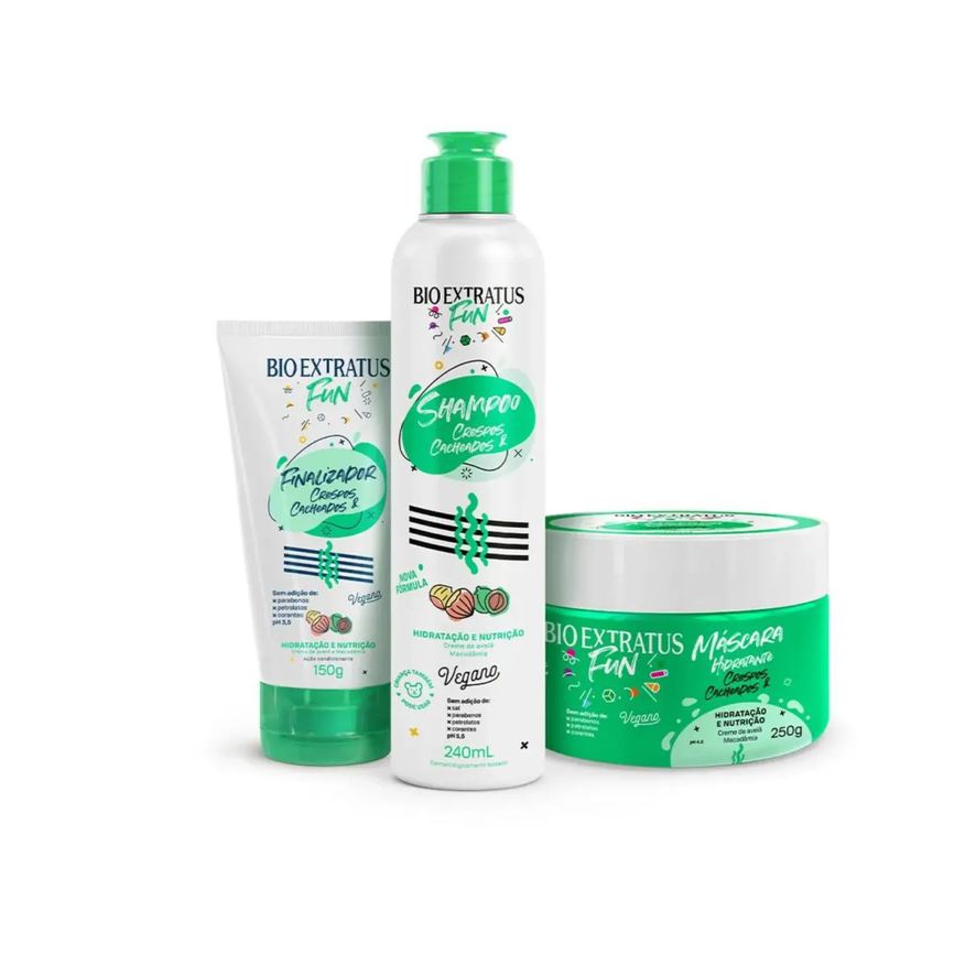Bio Extratus Kit Completo Crespos e Cacheados Fun