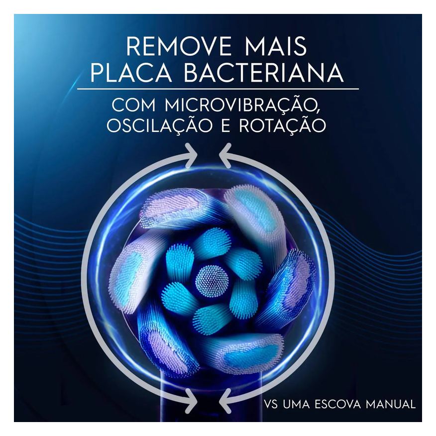 Oral B Escova de Dente Elétrica IO Series 4 1 Cabo + 2 Refis