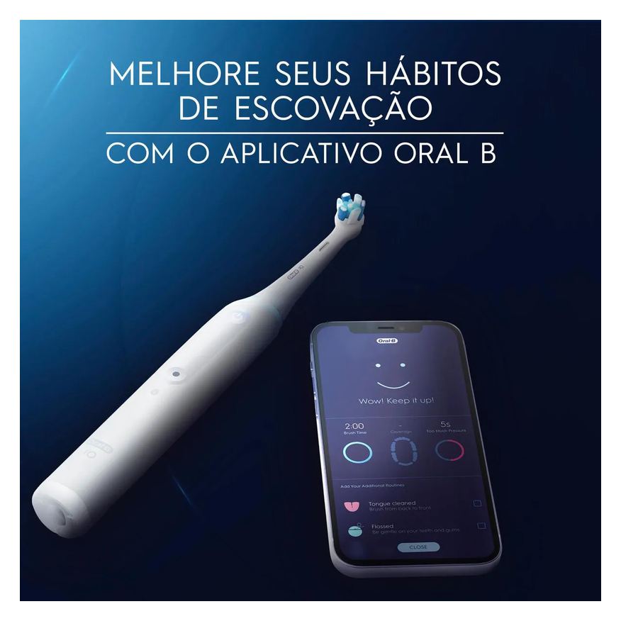 Oral B Escova de Dente Elétrica IO Series 4 1 Cabo + 2 Refis