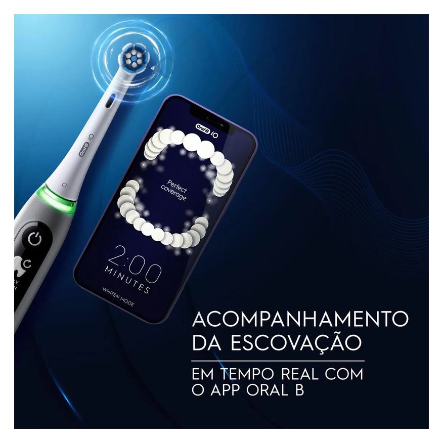 Oral-B Escova de Dente Elétrica iO Series 6 1 Cabo + 4 Refis