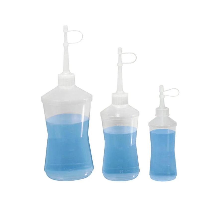 J Prolab Almotolia 125ml Branca Bico Reto Pacote com 3 Unidades