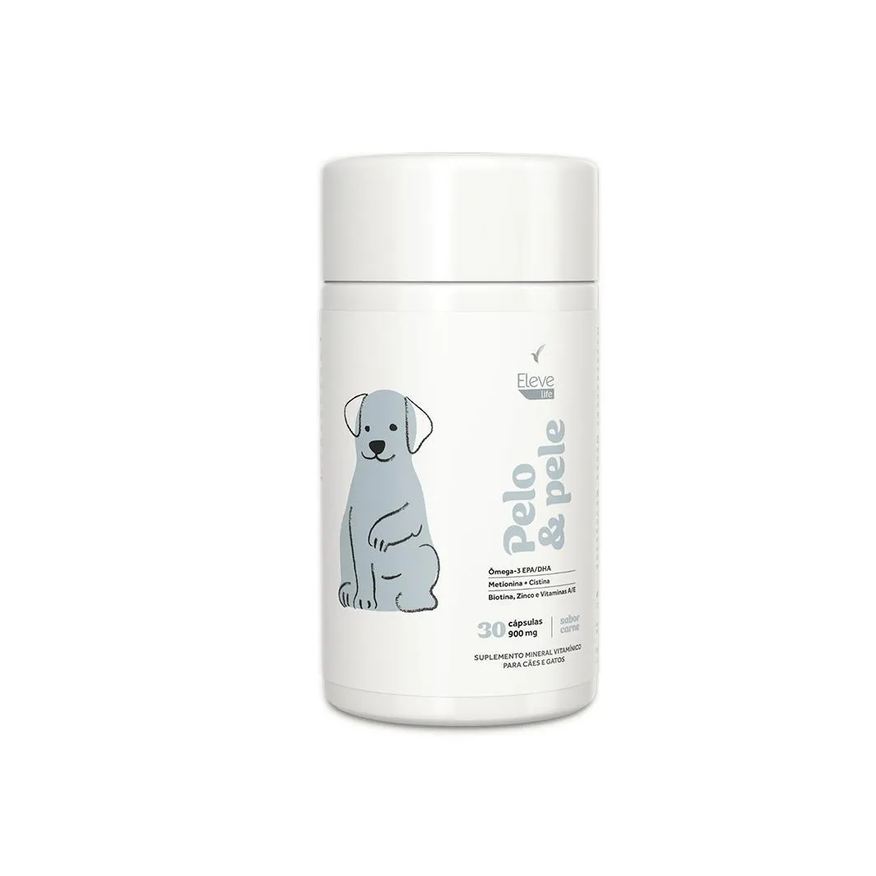 Pelo e Pele Ômega 3 + Aminoácidos + Zinco + Vitaminas 900mg