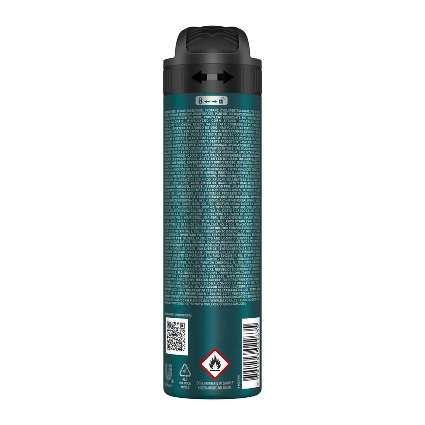 Rexona Desodorante Antitranspirante Aerosol Men Invisible 72h 150ml