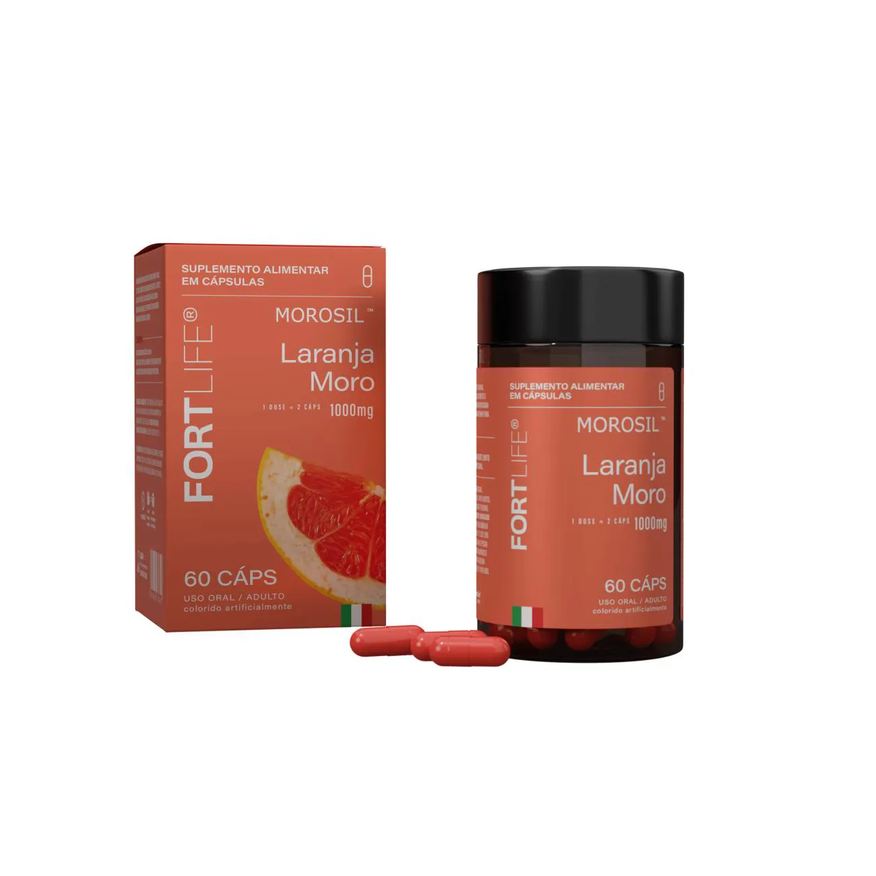 Fortlife Morosil - Laranja Moro 1000mg 60 Cápsulas