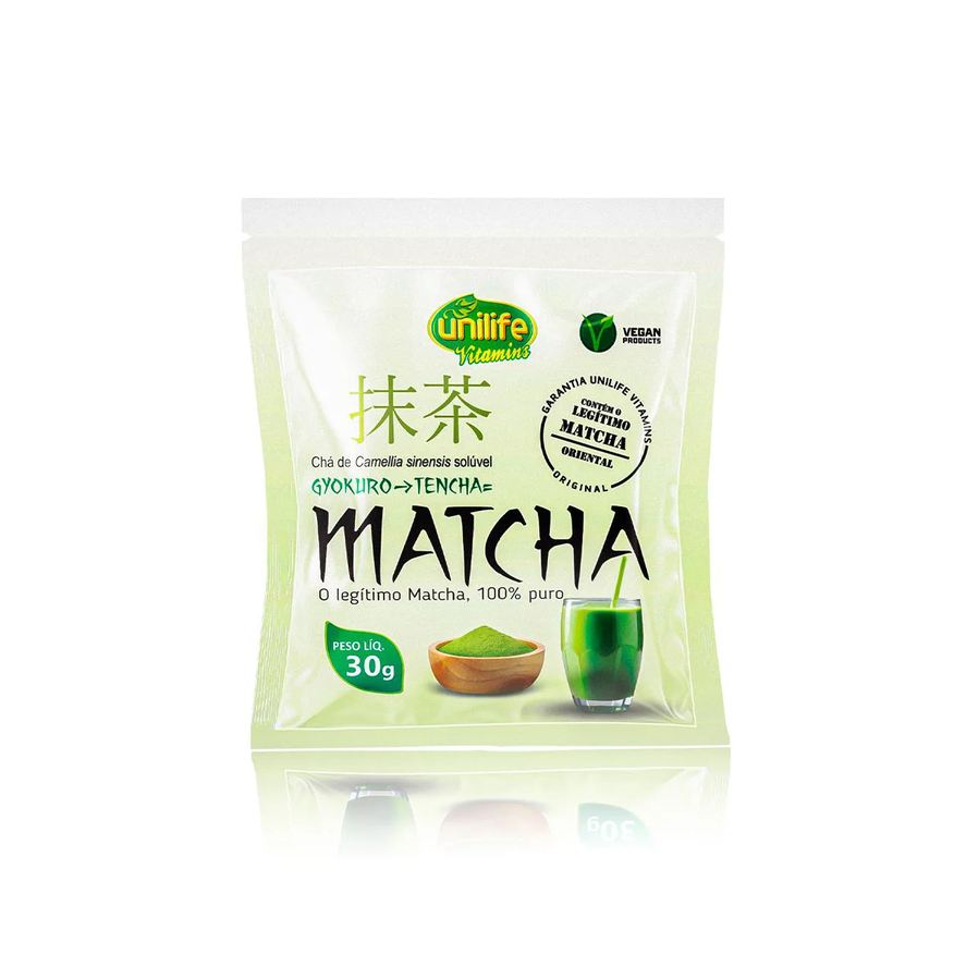 Unilife Matcha Puro Vegano 30g Solúvel