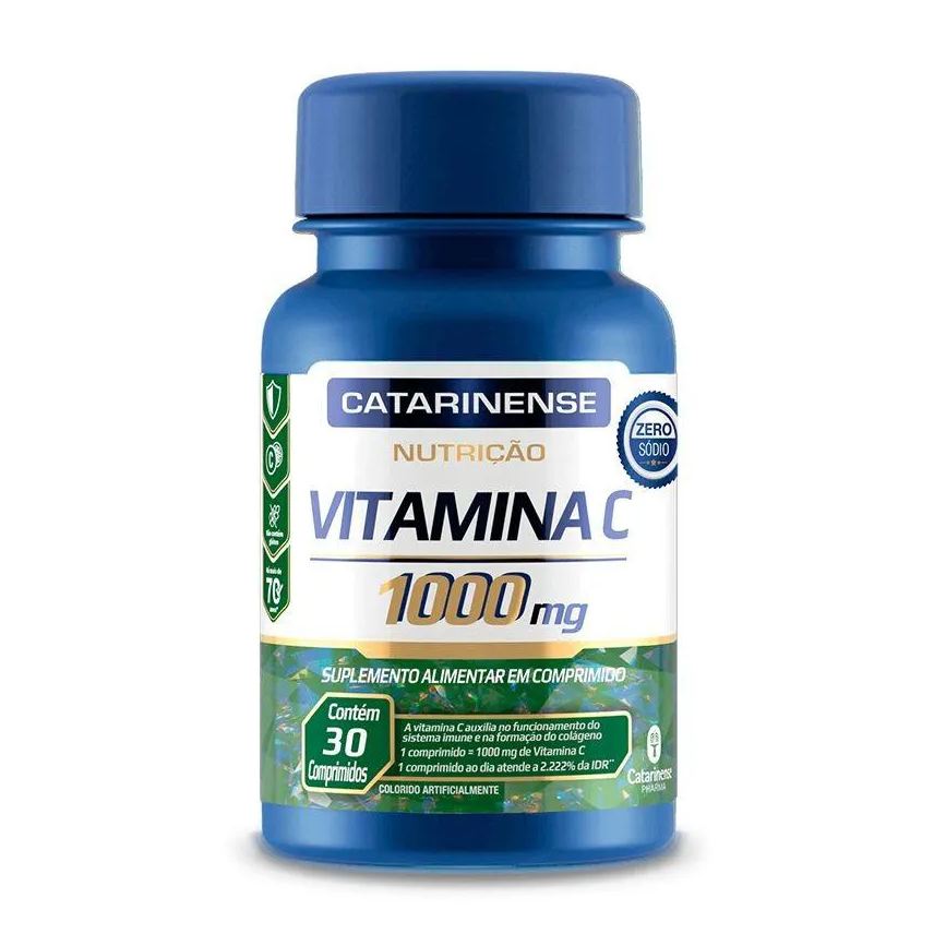 Catarinense Vitamina C 1000mg Pharma 30 Cápsulas