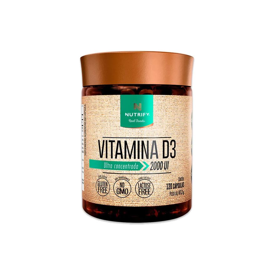 Nutrify Vitamina D3 2000Ui 120 Cápsulas