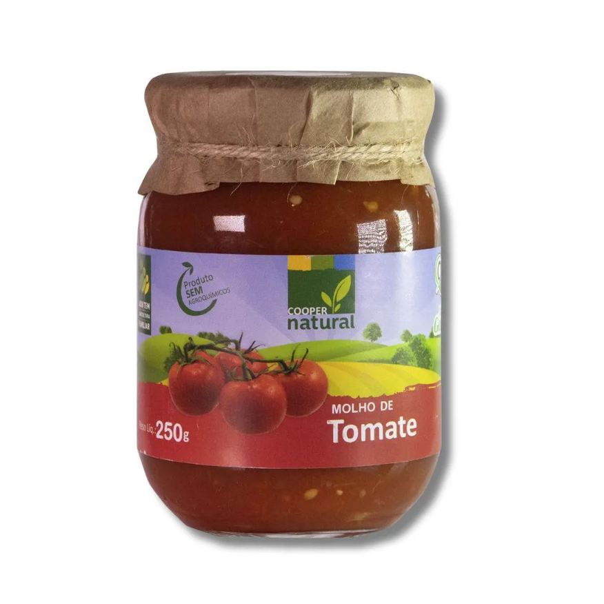 Coopernatural Molho de Tomate Orgânico 250g U Unica