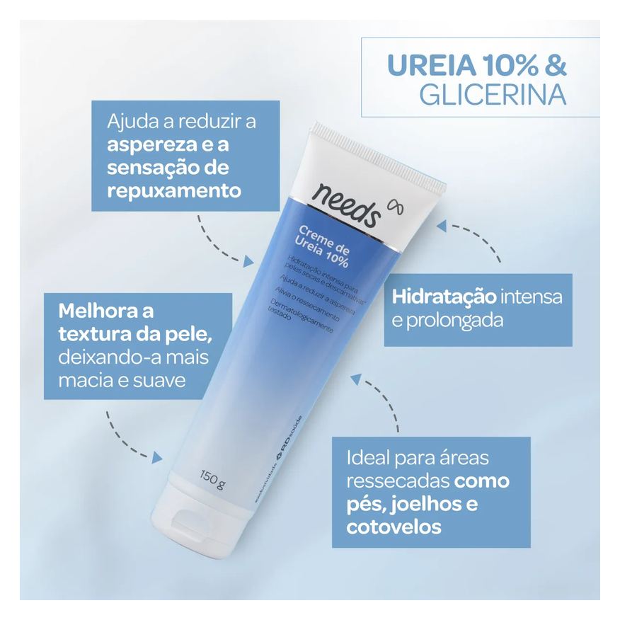 Needs Hidratante Corporal de Ureia 10% Beauty Pele Seca 150g