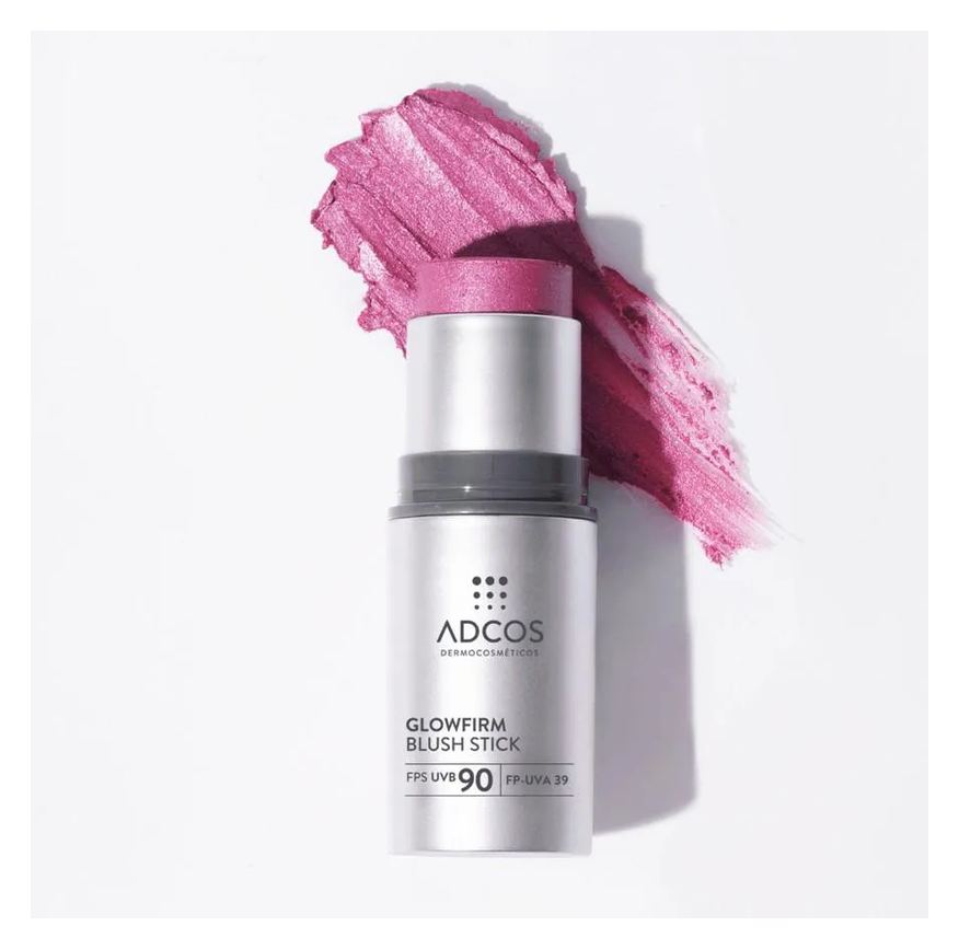 Glowfirm Adcos Blush Stick Fps 90 Fucsia 6g
