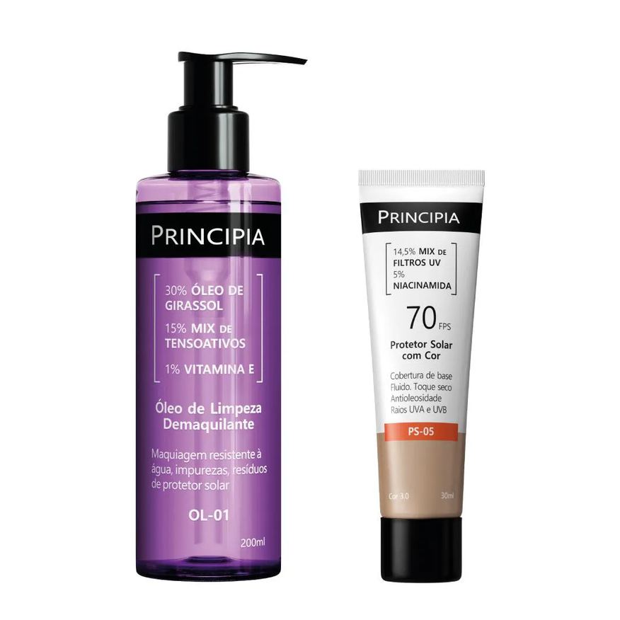 Principia, Kit Limpeza Profunda + Proteção com Cor 3.0
