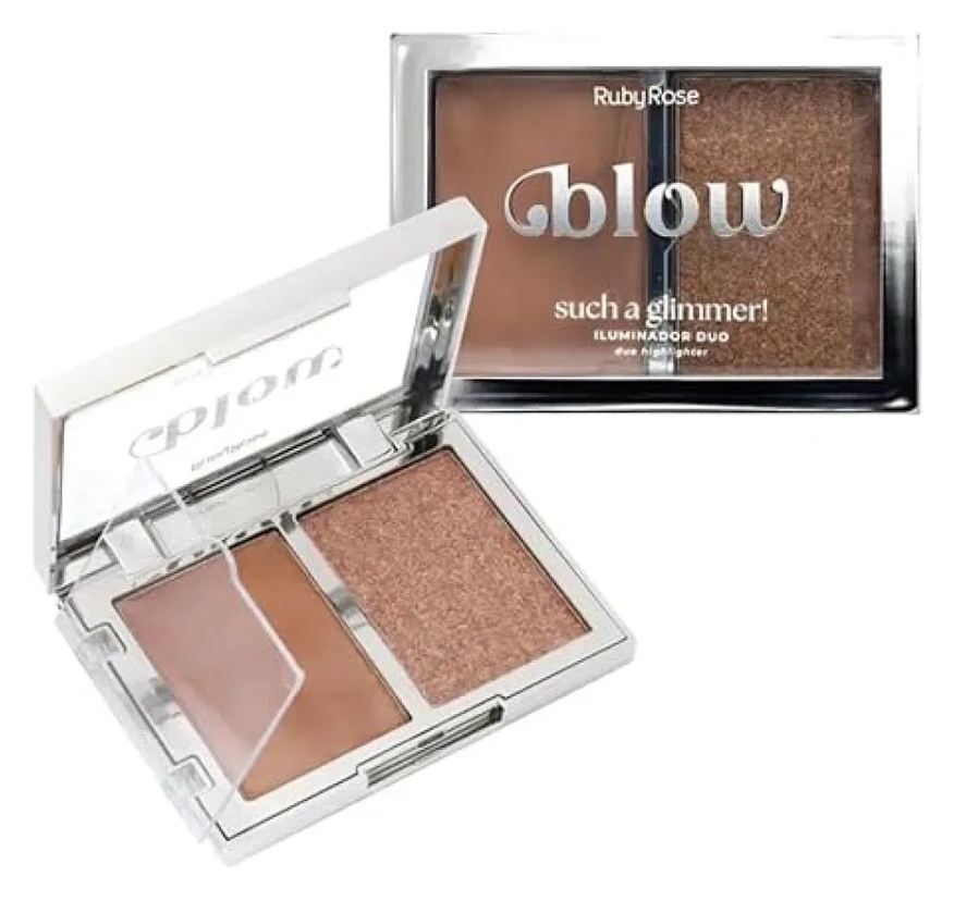 Ruby Rose Iluminador Duo Such a Glimmer Blow - Id07 Id08 Like A Gold Ring