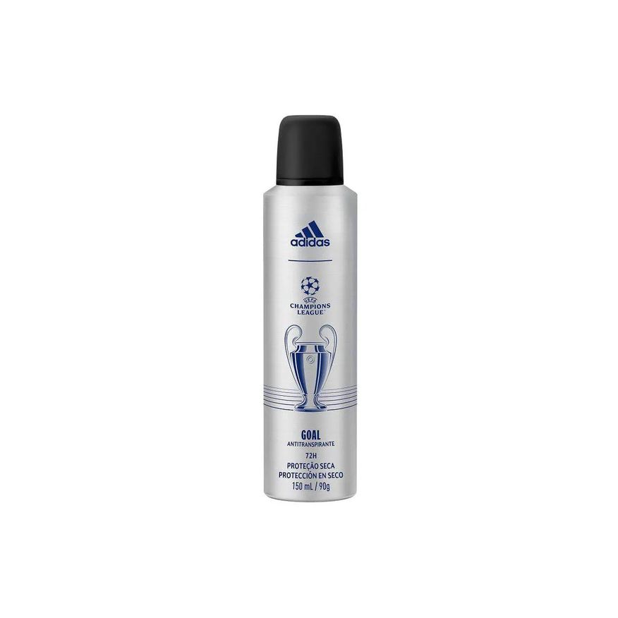 Adidas Desodorante Antitranspirante Aerosol Champions League Uefa Goal Masculino 72h 150ml