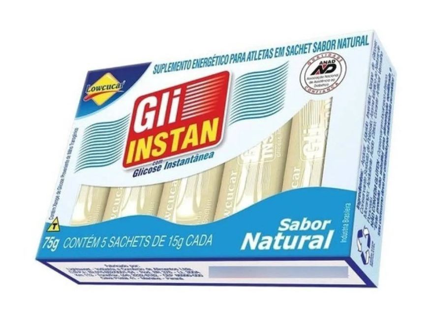 Lowçucar Gli-Instan Açúcar Liquido Glicose Instantânea - 5 Sachês 15g Natural