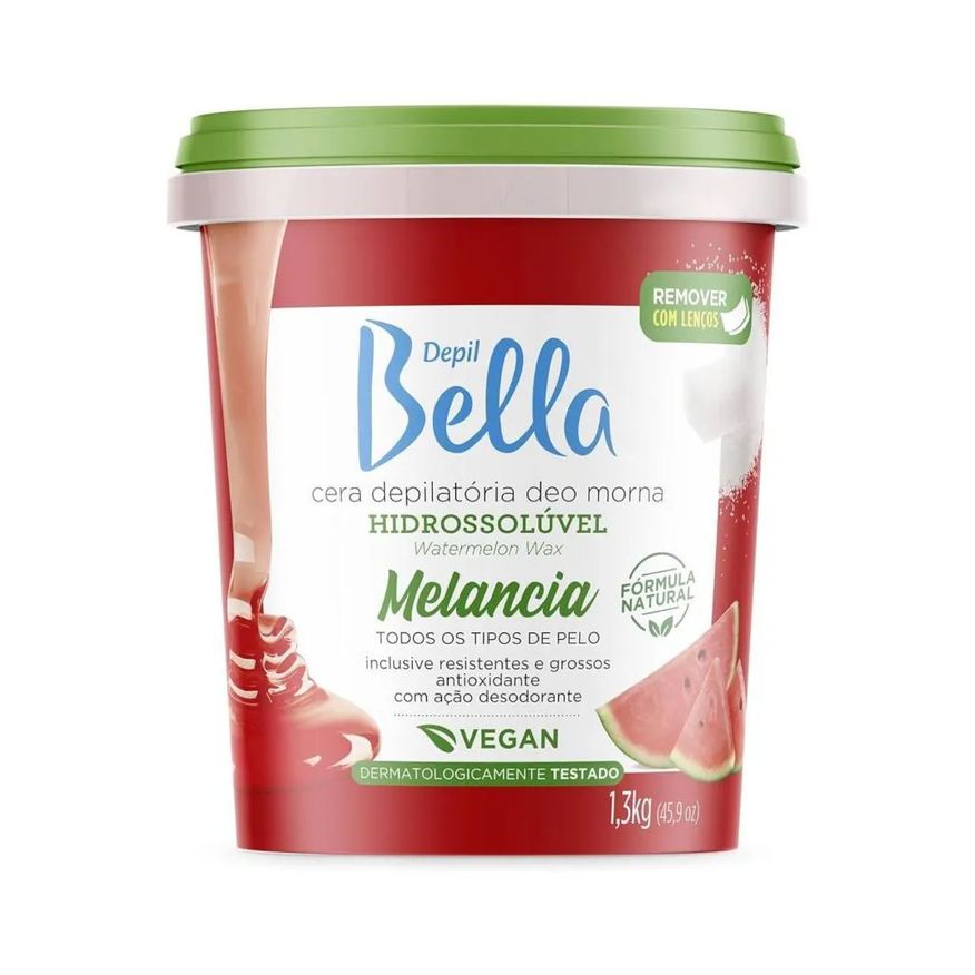Depil Bella Cera Depilatória Melancia Hidratação 1,3kg