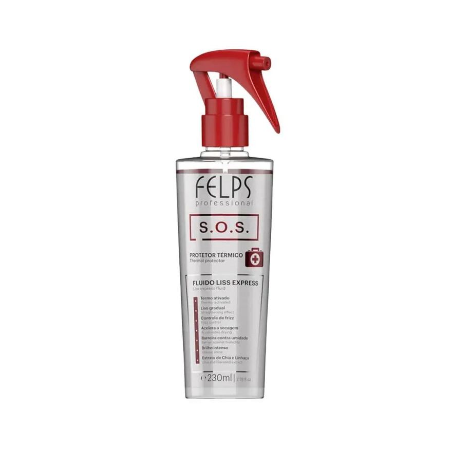 Felps S.o.s Liss Express Fluído Termoprotetor 230ml