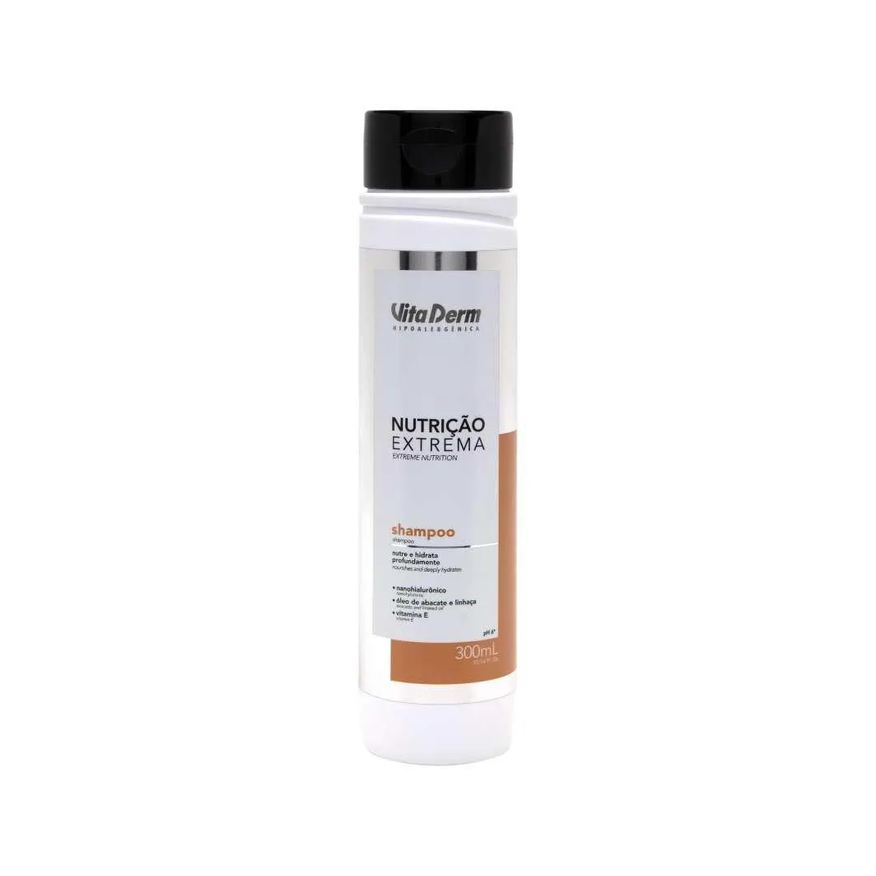 Vita Derm Shampoo Nutrição Extrema Shampoo Hidratante 300ml