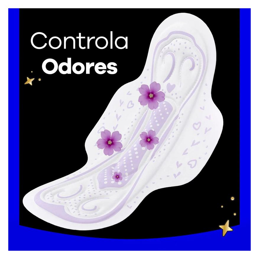 Always Absorvente Noites Tranquilas Seca XXG Com Abas 10 unidades