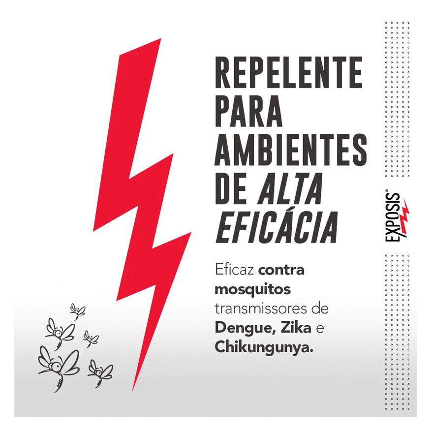 Elétrico Repelente Líquido Exposis Casa Aparelho + Refil 32,9ml