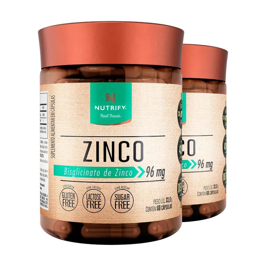 Nutrify Kit 2 Zinco 60 Cápsulas