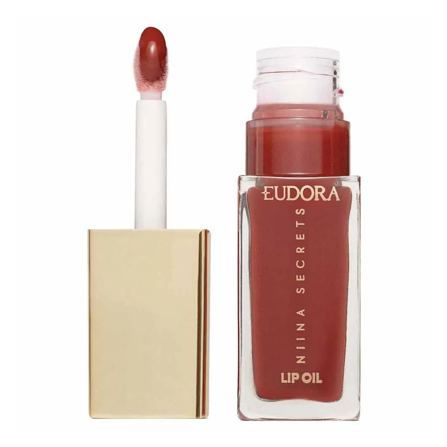 Oil Lip Eudora Niina Secrets Shine Flowers 7ml Rosa Magnífica