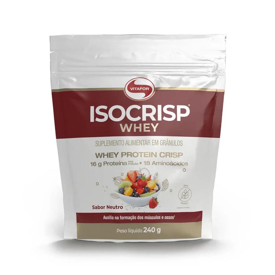 Vitafor Proteína - Isocrisp Whey - Pouch 240g