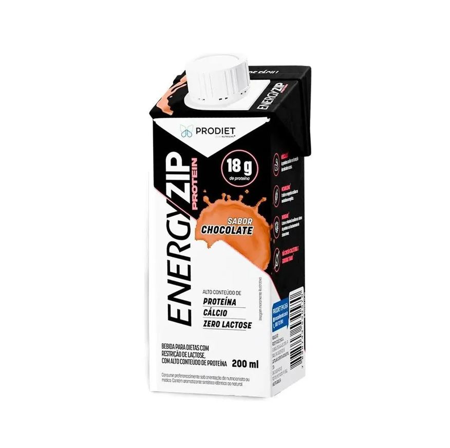 Prodiet Energyzip Protein Chocolate - Frasco 200ml
