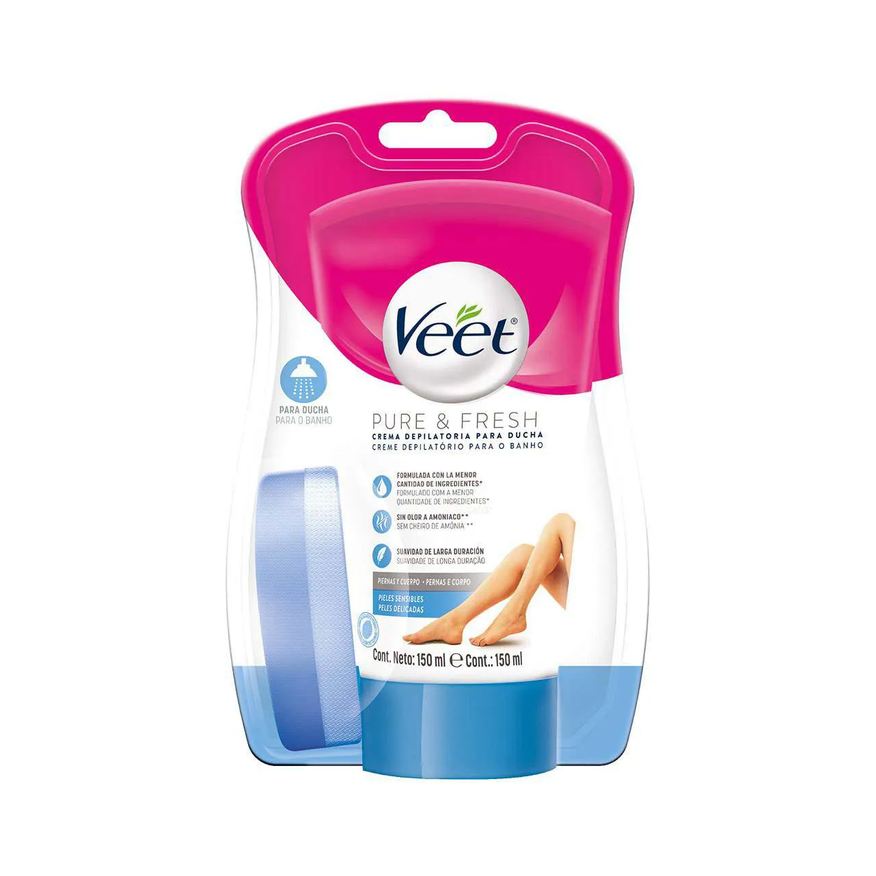 Depilatório Creme para Banho Veet Pure & Fresh 150ml