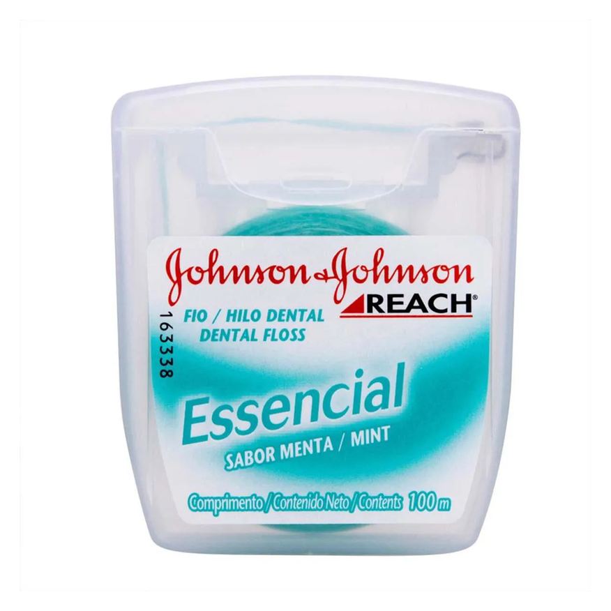 Johnson Fio Dental Johnson's Reach Essencial Sabor Menta 100 metros