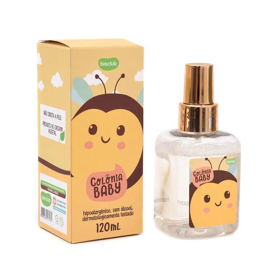 Bioclub Colônia Infantil sem Álcool 120ml Baby
