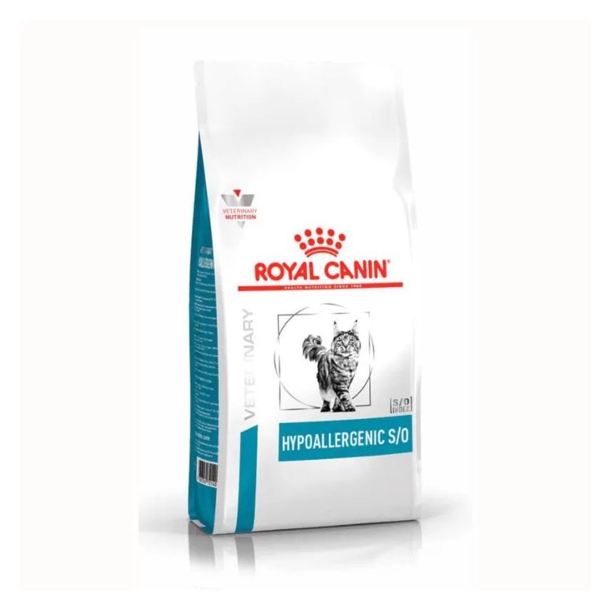 Royal Ração Canin Dieta Veterinária Hipoalergênica para Gatos Adultos 4kg