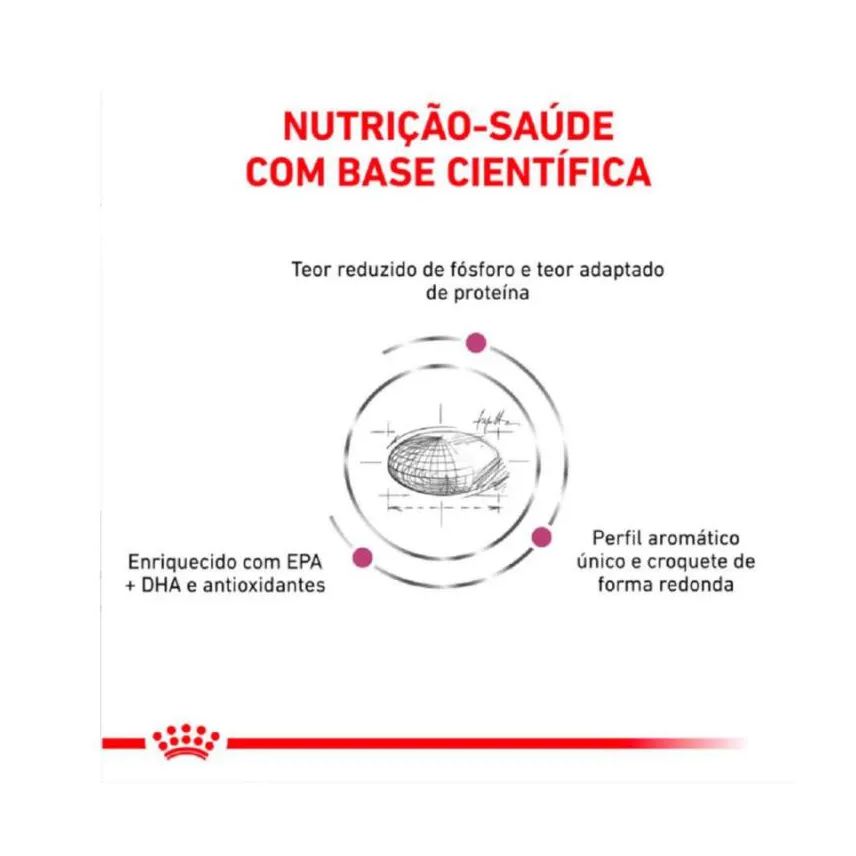 Royal Ração Canin Dieta Veterinária Renal para Gatos com Doenças Renais 4kg