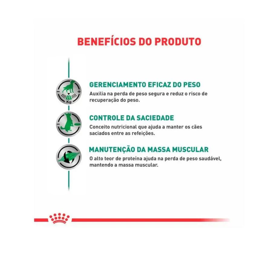 Royal Ração Canin Dieta Veterinária Satiety Controle de Peso para Cães Adultos 1,5kg