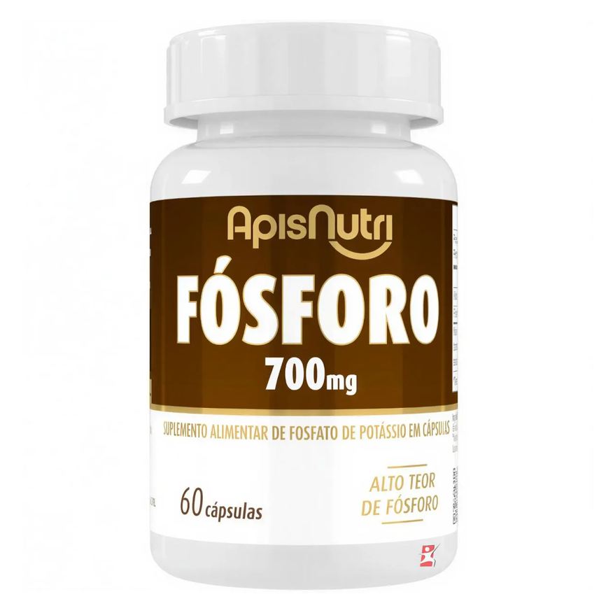 Apisnutri Fosforo 700mg Por Porção 60 Capsulas