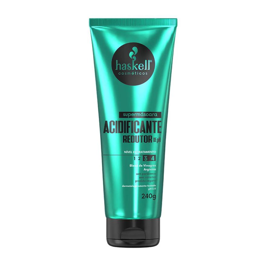 Haskell Máscara de Cabelo Acidificante Haskeell Redutor de PH 240g