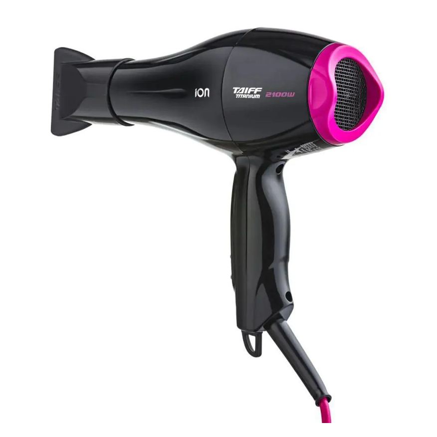 Taiff Secador de Cabelo Titanium 2100W Preto/Pink 220V
