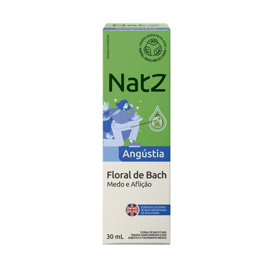 de Floral Bach Natz Angústia para Medo e Aflição 30ml
