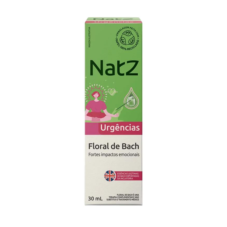 de Floral Bach Natz Urgências para Fortes Impactos Emocionais 30ml