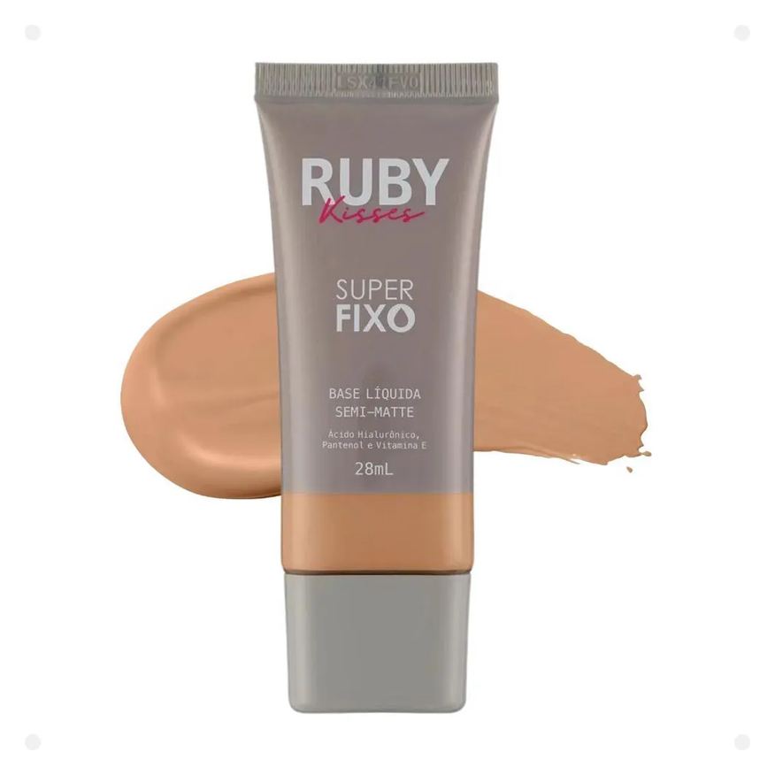 Kiss New York Base Líquida Ruby Kisses Super Fixo Semi-Matte Cor 230 28ml