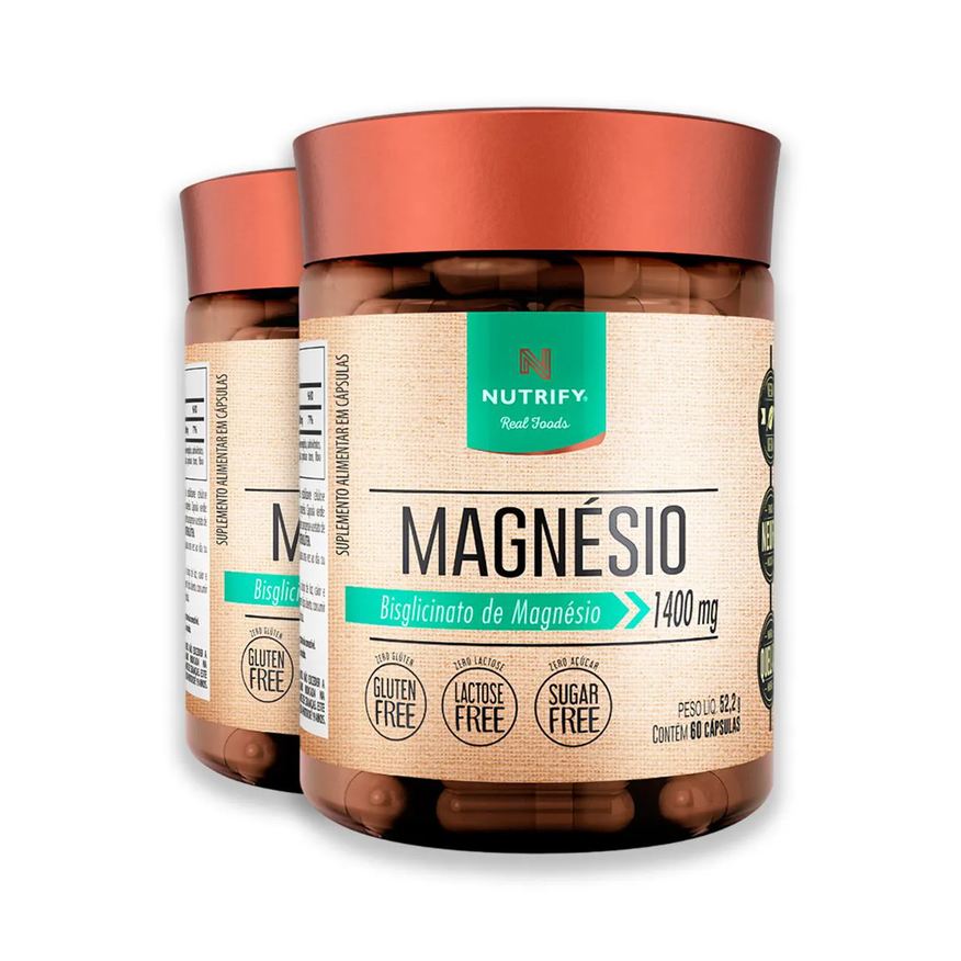 Nutrify Kit 2 Magnésio 60 Cápsulas