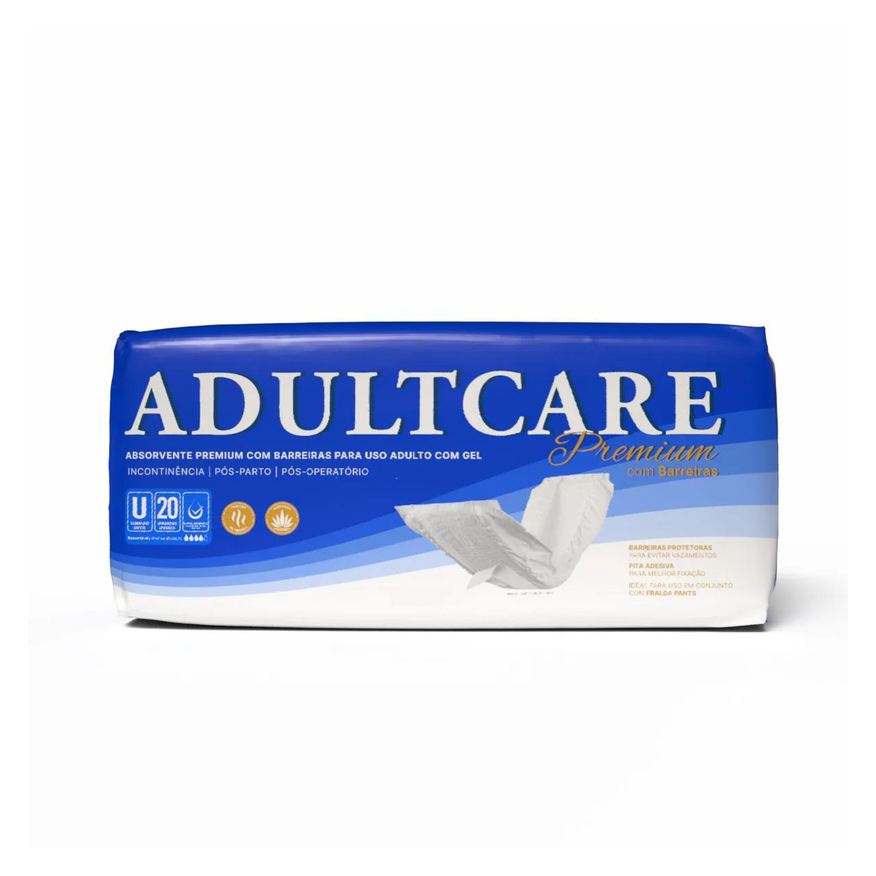 Adultcare Absorvente Premium com Barreira 20 unidades