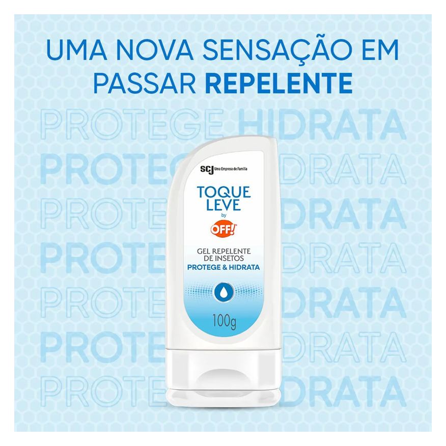 de Repelente Insetos Off! Toque Leve Icaridina Gel 100g