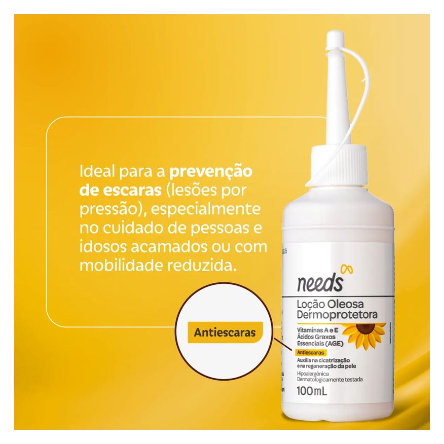 Needs Loção Oleosa Dermoprotetora 100ml