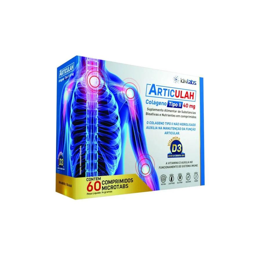 Idn Labs Articulah Colágeno Tipo Ii - 60 Comprimidos