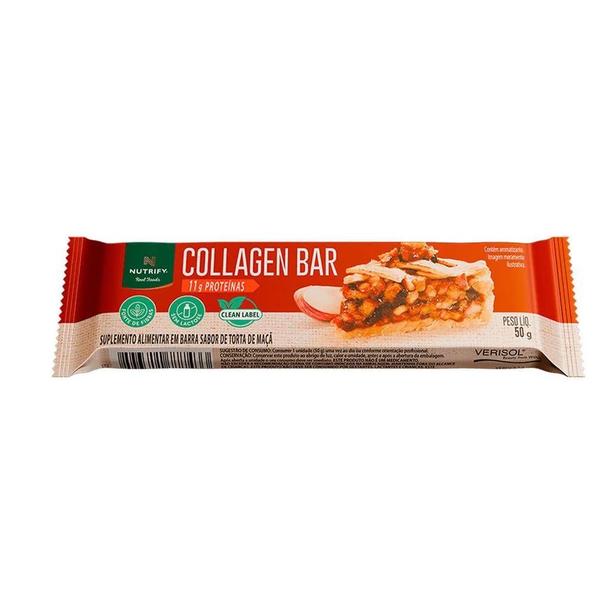 Nutrify Collagen Bar - 50g Torta de Maçã