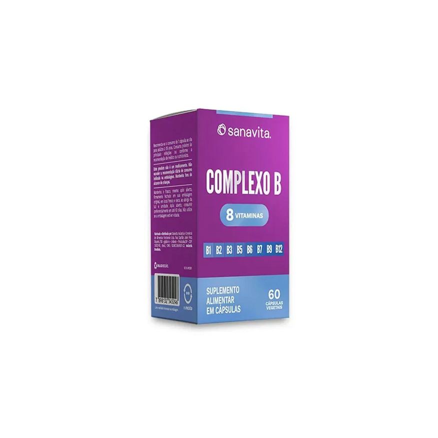Sanavita Complexo B - 60 Cápsulas