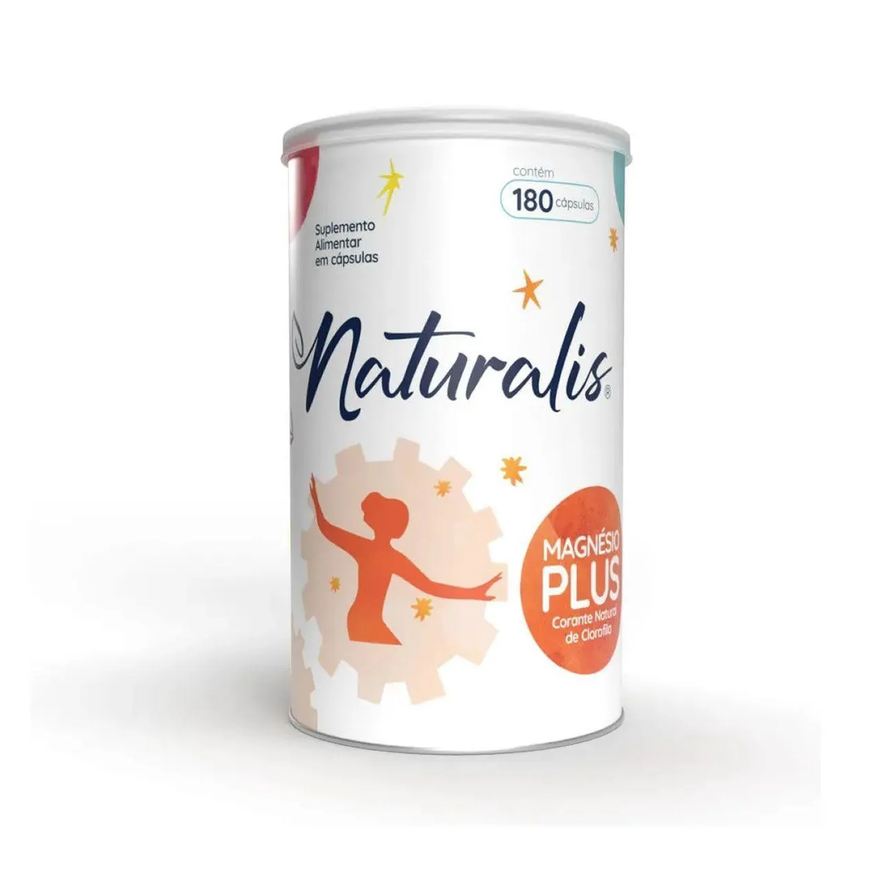 Naturalis Magnésio Plus - 180 Cápsulas