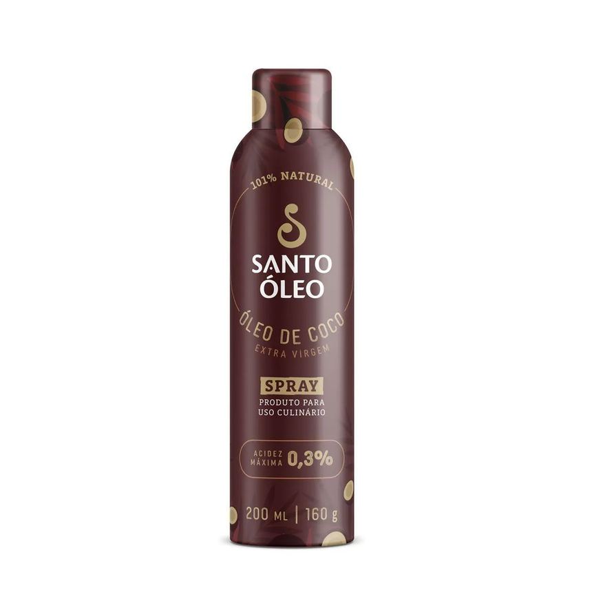 Santo Óleo Óleo de Coco Extravirgem - 200ml Spray
